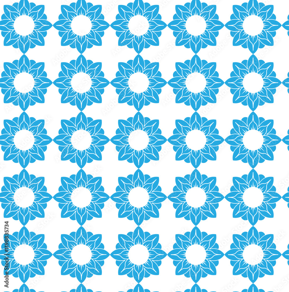 seamless pattern with snowflakes