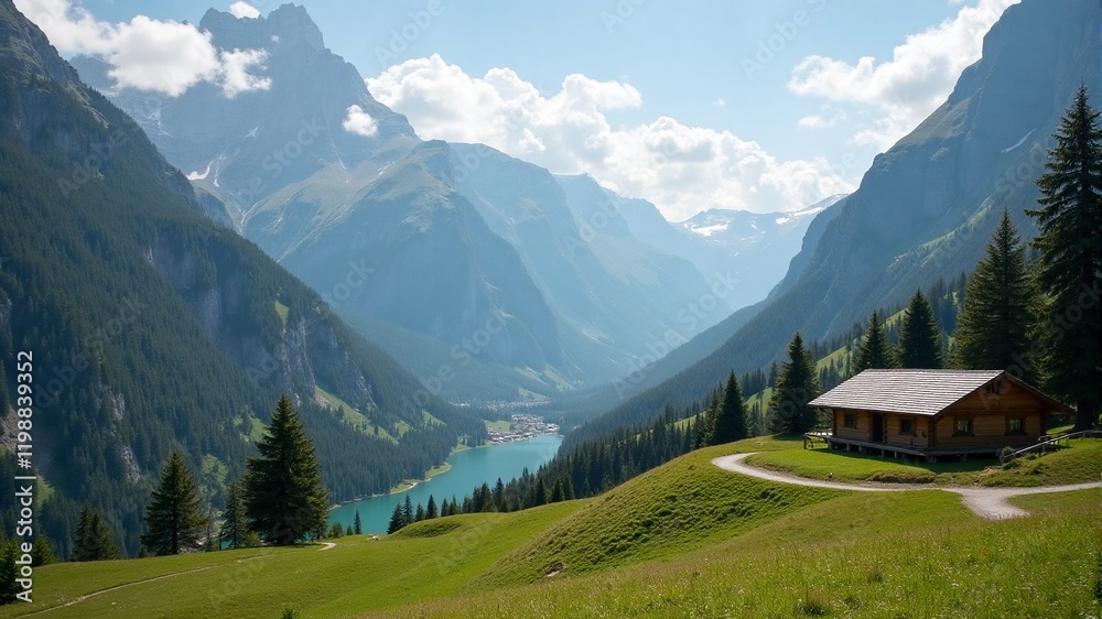 Secluded Mountain Cabin Secluded Mountain Cabin