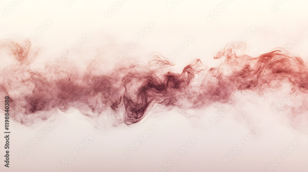Fototapeta premium Burgundy smoke