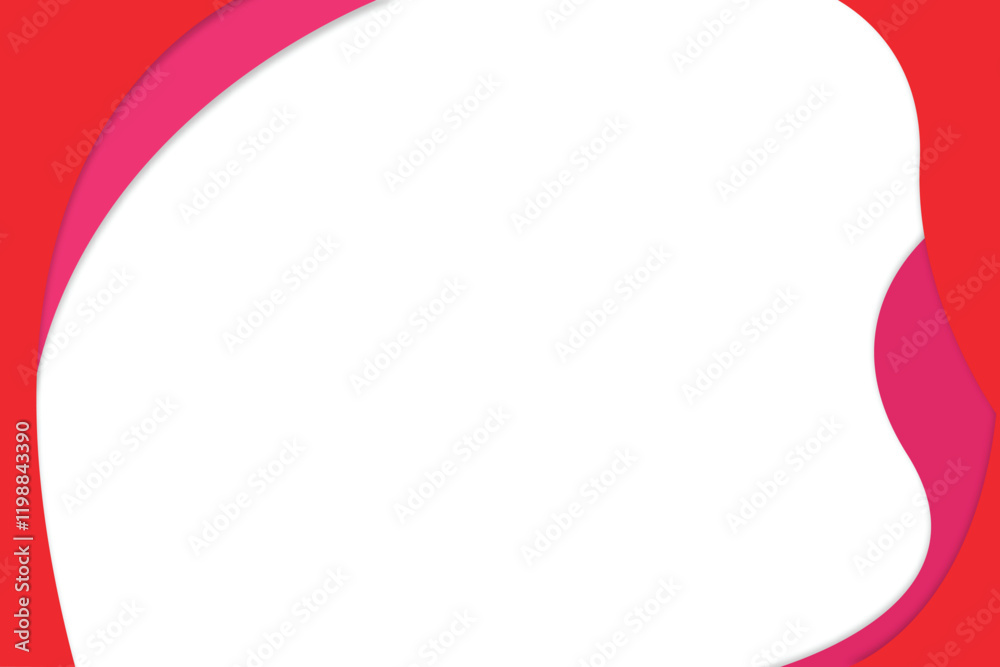 Obraz premium Fluid shape frame design resource, Basic RGB