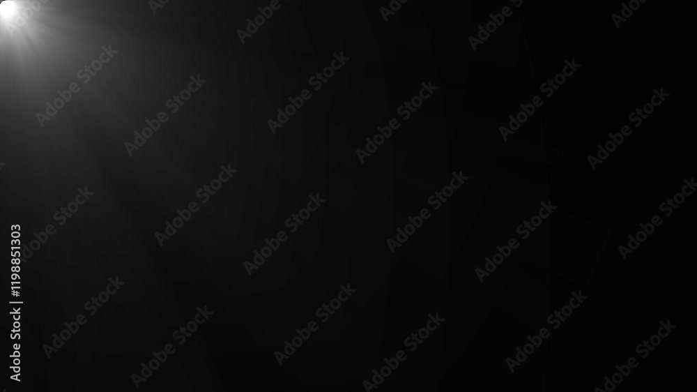 Overlays, overlay, light transition, effects sunlight, Top right optical lens flares rays transition seamless loop white optical light lens flare texture effect background 4K stock video