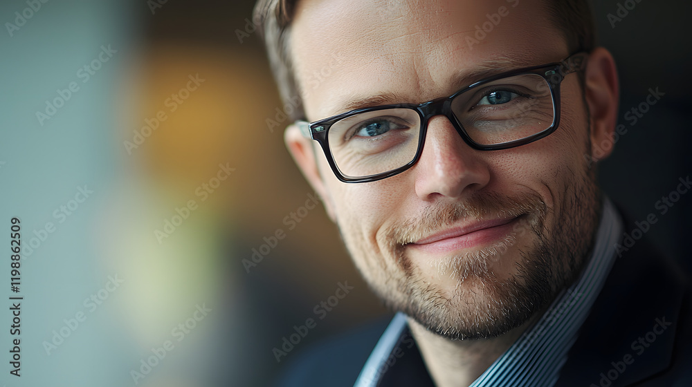 Professional Businessman Smiling Confidently at the Camera Professional Businessman Smiling Confidently at the Camera