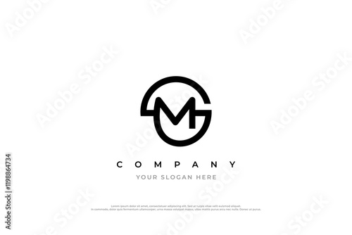 Free Download Initial Letter MG Logo or GM Logo Design - GFXLoad