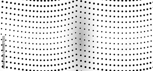 Halftone gradient background with grunge. Grit noise texture with faded edges. Backdrop with pixilated vectors in a retro style Decorative wallpaper with white and black sand noises.
