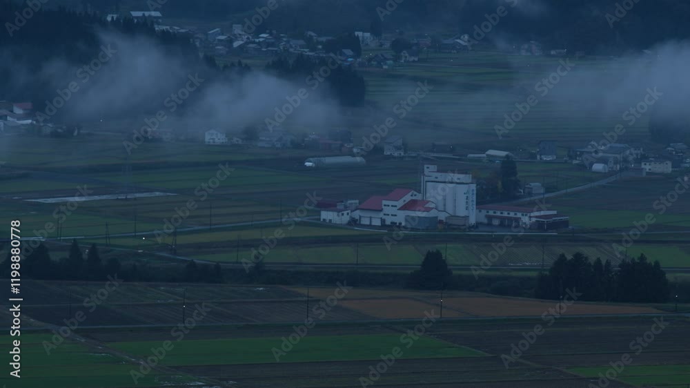 山里の雲海