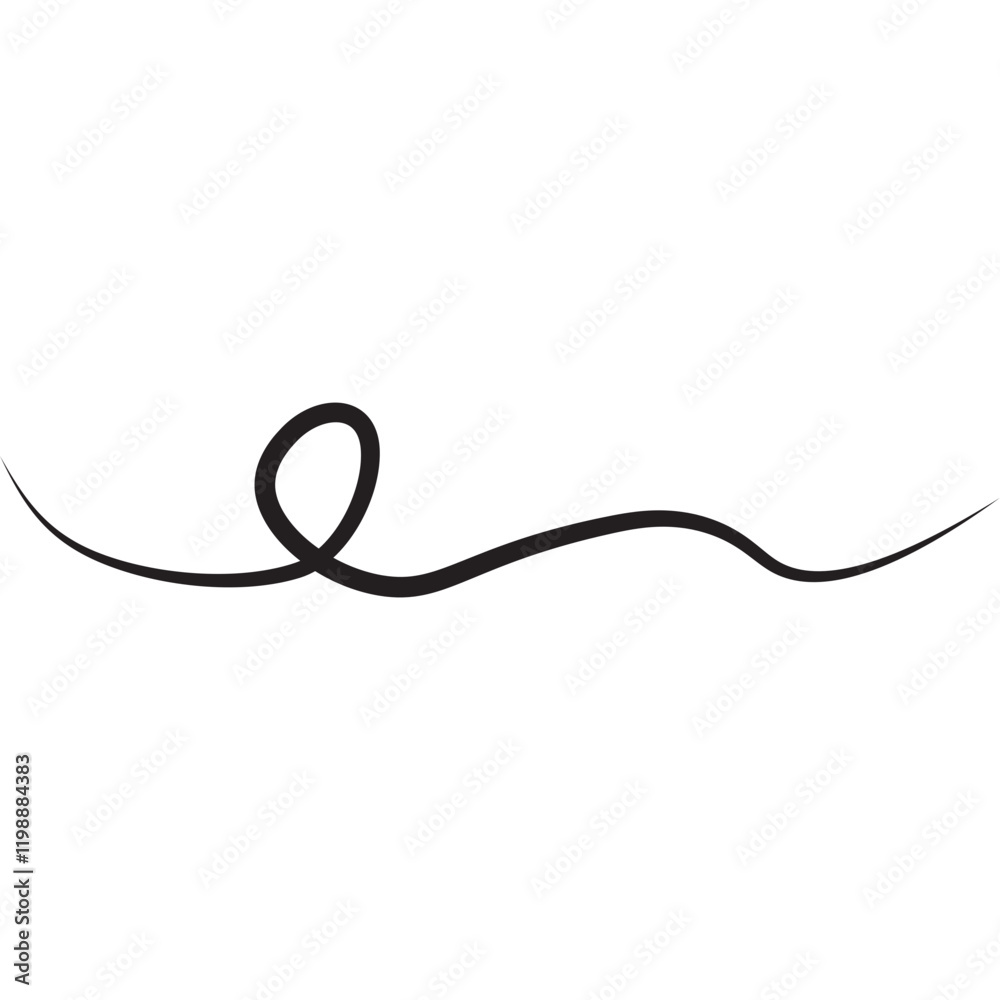Scribble Line Element Scribble Line Element