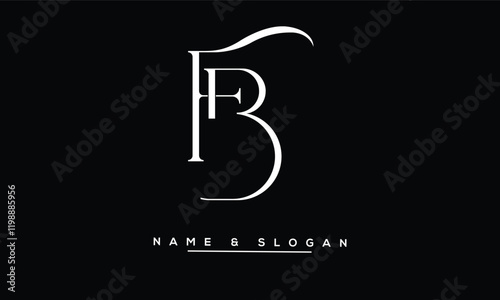 FB, BF Abstract Letters Logo Monogram photo