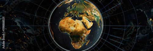 Global Navigation: Visualizing Earth's Lines of Longitude and Their Impact on Mapping and Time Zones