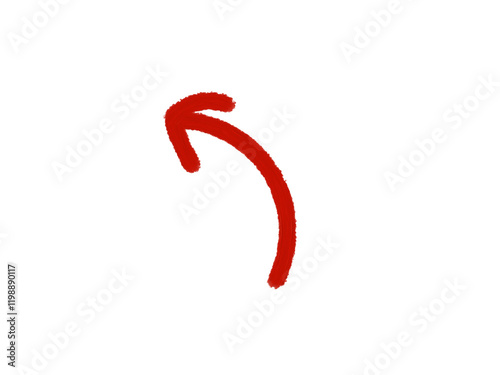 Red arrow towards left