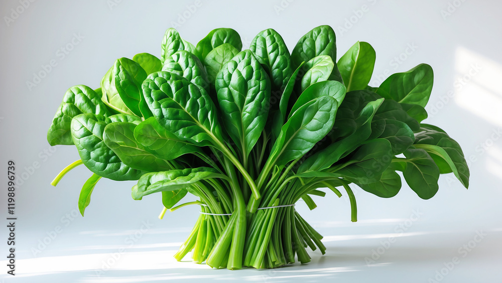 green spinach vegetable isolated on white background green spinach vegetable isolated on white background