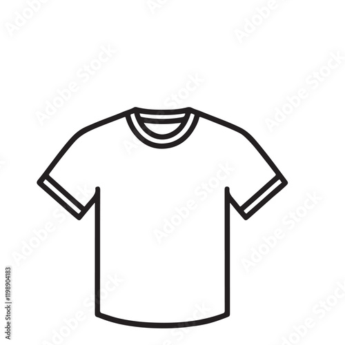 T-Shirt Line Art for Fashion Illustrations