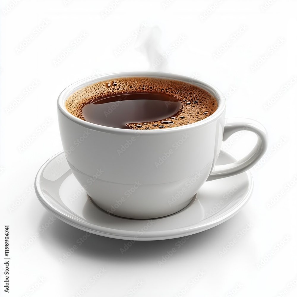 Fototapeta premium White Background Coffee Icon