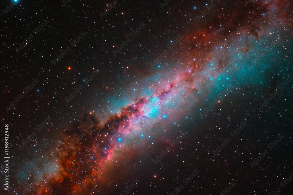 Fototapeta premium Milky Way Background