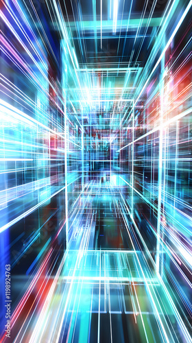 Dynamic abstract light tunnel