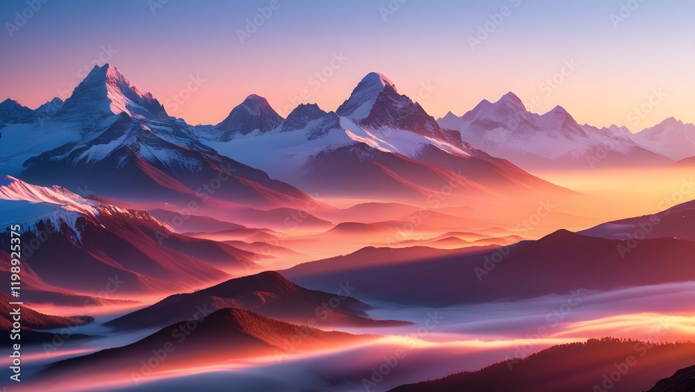 sunrise in the mountains sunrise in the mountains