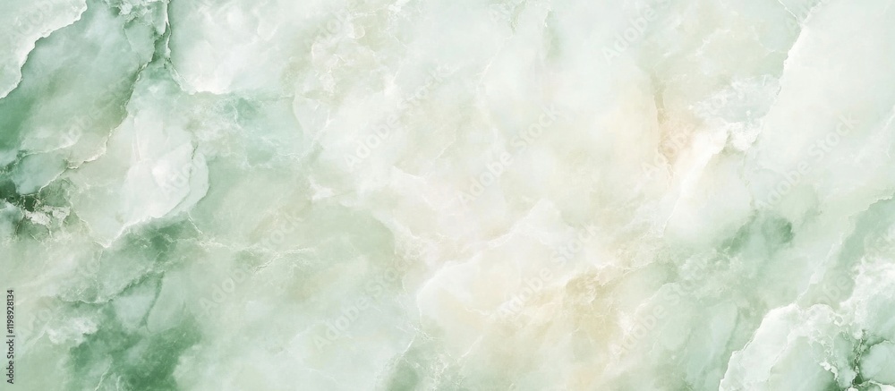 Obraz premium Green abstract marble texture with soft tones and natural patterns suitable for background use Copy Space