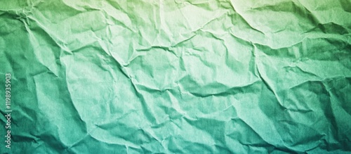 Wallpaper Mural Crumpled textured paper background with gradient green and blue shades suitable for various design applications Copy Space Torontodigital.ca