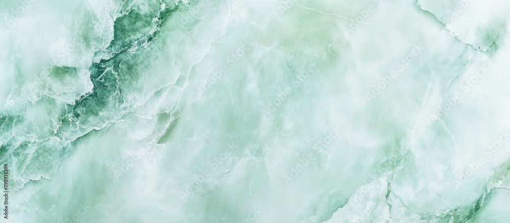 Fototapeta premium Aesthetic green marble texture background with soft veins and patterns ideal for design projects Copy Space