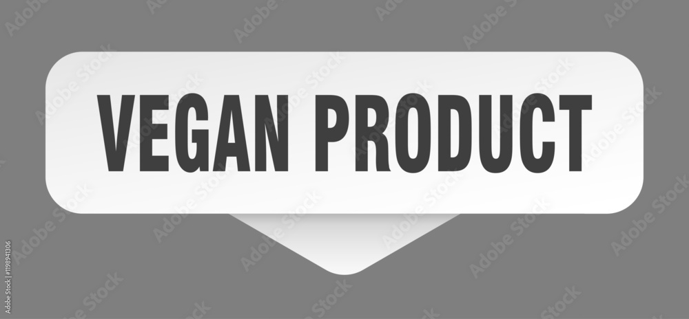 vegan product sticker. vegan product sign isolated on gray background vegan product sticker. vegan product sign isolated on gray background
