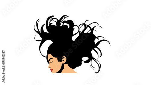 girl with hair