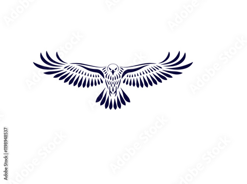 eagle and wings