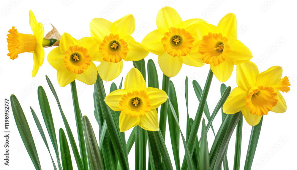 PNG Daffodil flower plant inflorescence. PNG Daffodil flower plant inflorescence.