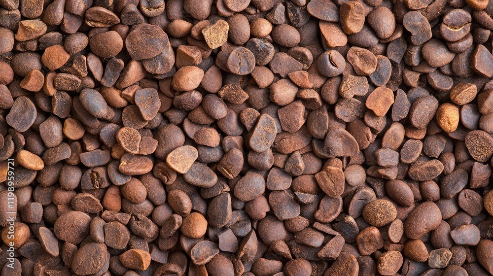 Close-up of assorted roasted coffee beans arranged on a flat surface with natural textures and colors Copy Space Close-up of assorted roasted coffee beans arranged on a flat surface with natural textures and colors Copy Space