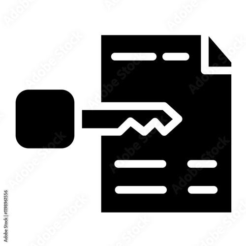 Seo Keyword Startup Glyph Icon