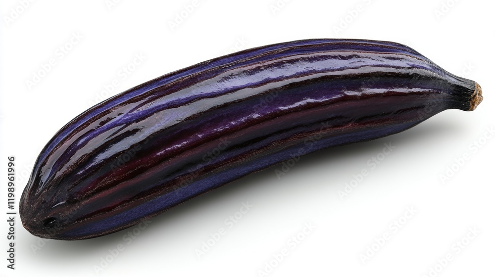 custom made wallpaper toronto digitalFresh Purple Eggplant on White Background Perfect for Culinary Use