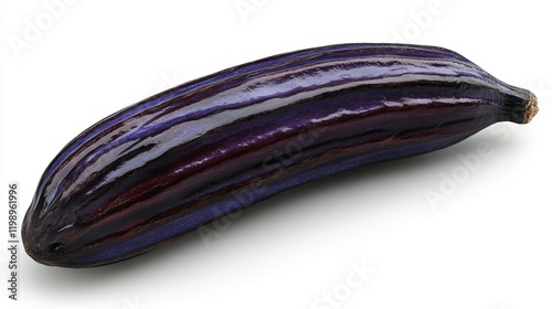 Wallpaper Mural Fresh Purple Eggplant on White Background Perfect for Culinary Use Torontodigital.ca