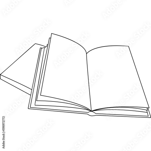 Simple vector icon book