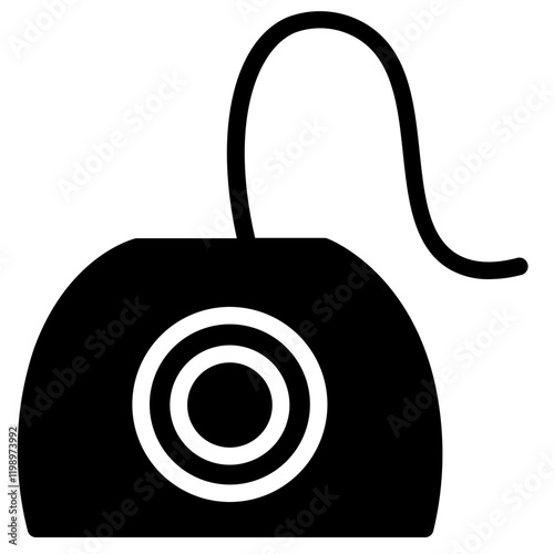 Floss Hygiene Teeth Glyph Icon