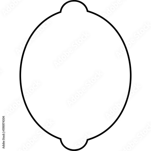 Simple vector icon lemon