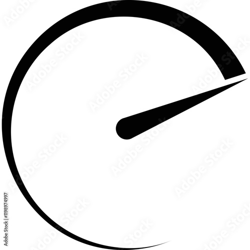 Simple vector icon internet speed