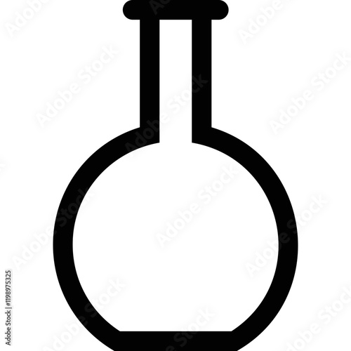 Simple vector icon flask