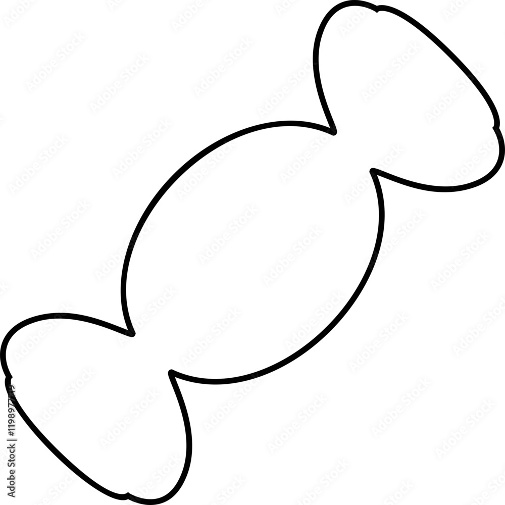 Obraz premium Simple vector icon candy 