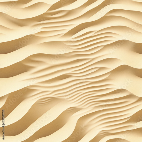 Abstract wavy golden texture with sand-like layered pattern photo