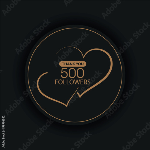Thank you 500 followers card	