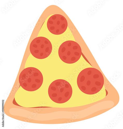 Pizza icon vector isolated on white background.