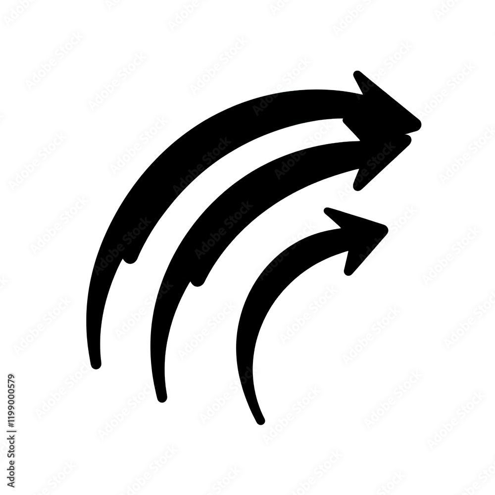 Bold graphic of a spear or arrowhead within a circle Bold graphic of a spear or arrowhead within a circle