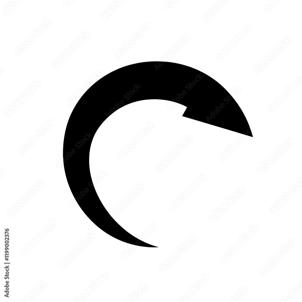 Seamless Looping Arrows Symbol Representing Continuous Process Seamless Looping Arrows Symbol Representing Continuous Process