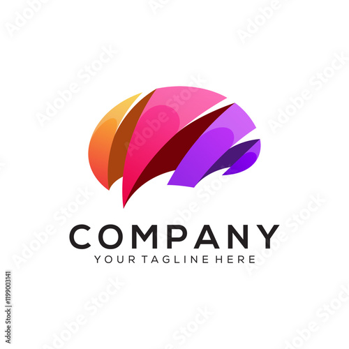 brain logo design