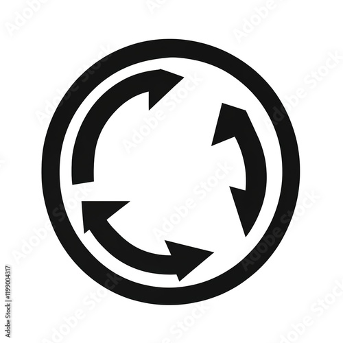 Free Download Seamless Looping Arrows Symbol Representing Continuous Process - GFXLoad