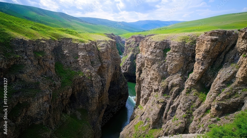 Fototapeta premium River Canyon Landscape