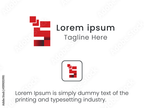 Modern letter logo design 