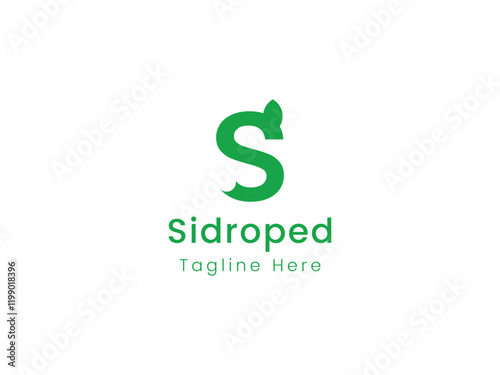 Organic food company logo design 