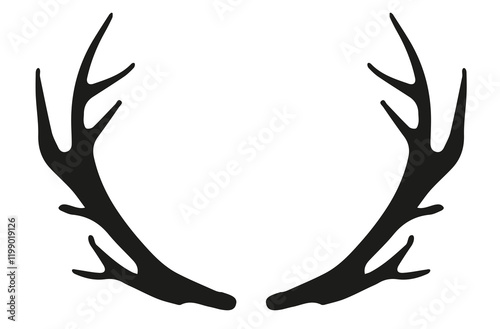 Geweih, Hirsch, Reh, Outdoor - Vektor