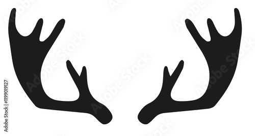 Geweih, Hirsch, Reh, Outdoor - Vektor