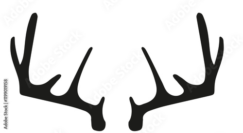 Geweih, Hirsch, Reh, Outdoor - Vektor
