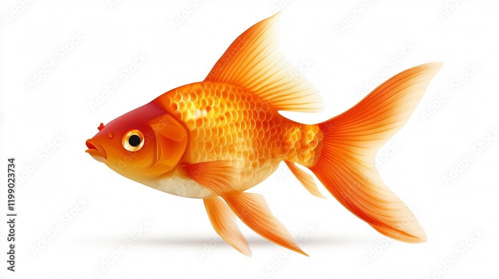 Fish Icon Isolated One Single 2D Flat Vector - Professional Vector Graphic Design Fish Icon Isolated One Single 2D Flat Vector - Professional Vector Graphic Design